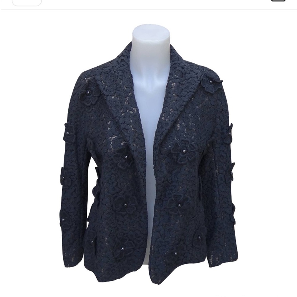 Chole black cotton jacket size 36